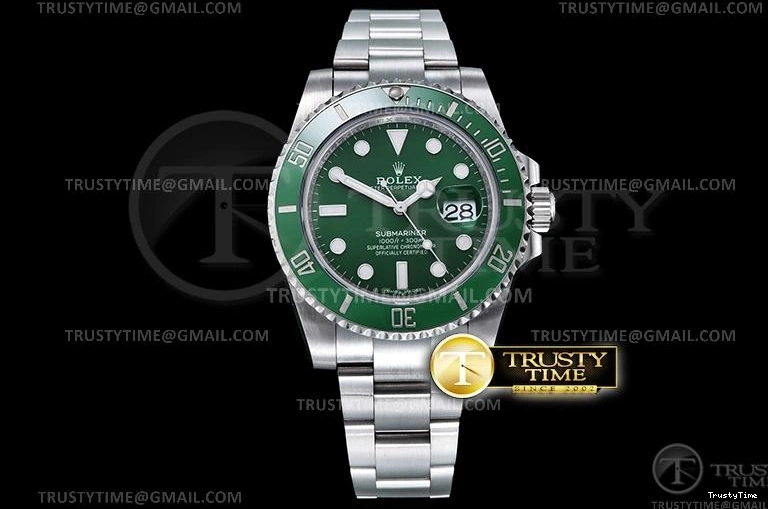 1120 Sustainable ROLSUB0288 – Submariner 116610LV 904L SS SS Green V2S ZZF SA 1039